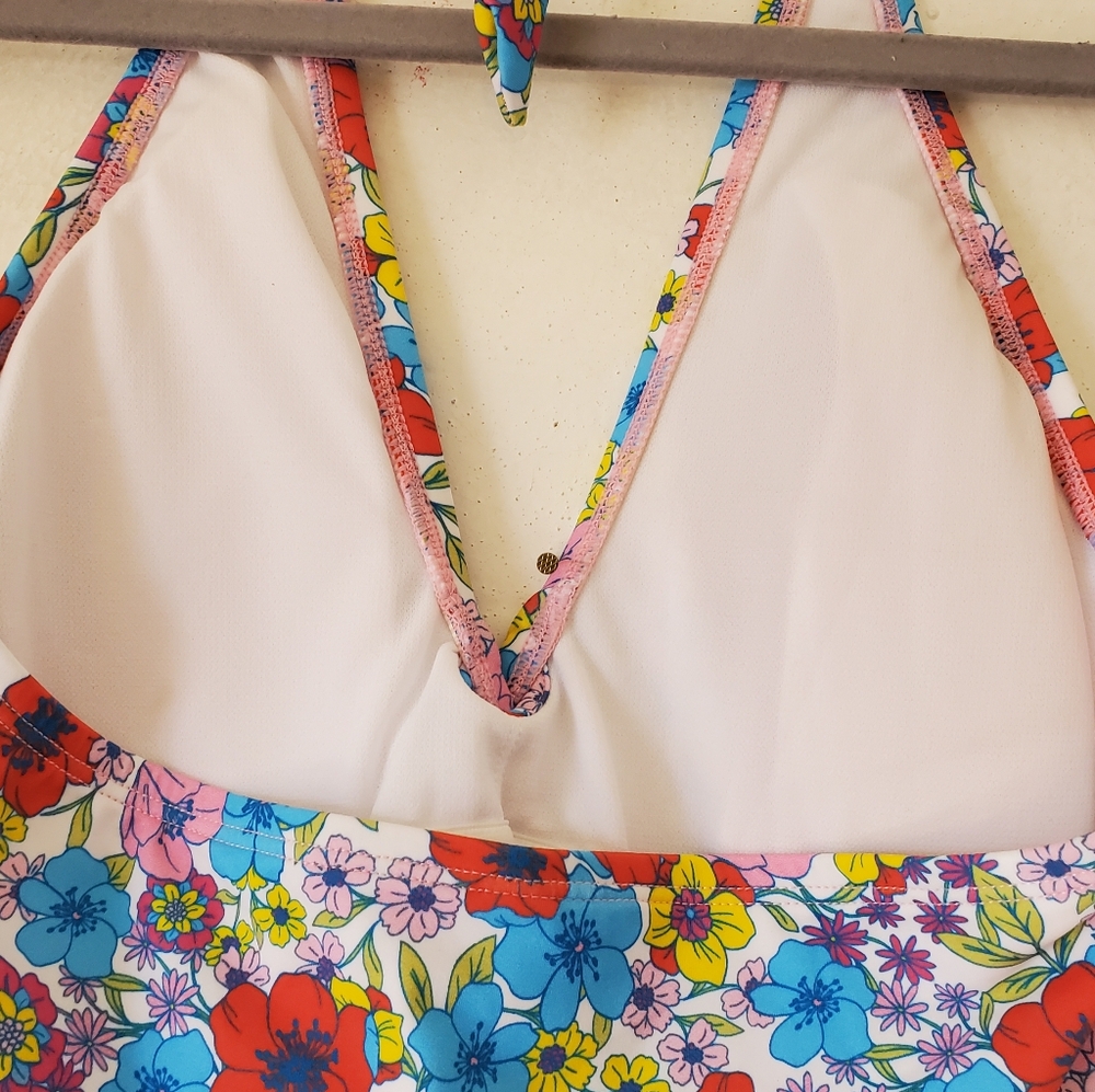 New Womens Draper James RSVP Floral Multicolor One Piece Swimsuit Beach Pool NWT - Picture 13 of 13